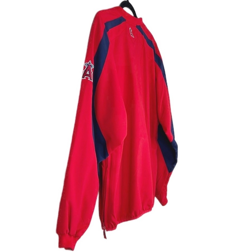 Mens MLB Los Angeles Anaheim Angeles Baseball ⚾️ Pullover Windbreaker M - Picture 5 of 13